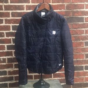 Norte Dame Under Armour Puffer Coat Jacket